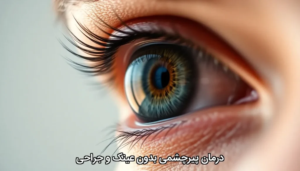 درمان پیرچشمی بدون عینک و جراحی