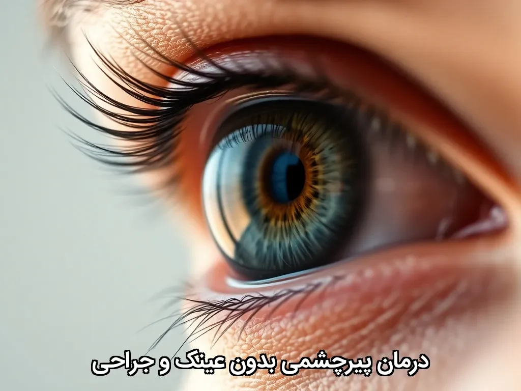 درمان پیرچشمی بدون عینک و جراحی