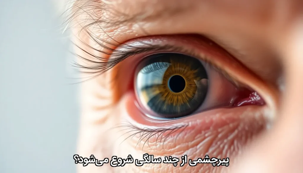 پیرچشمی از چند سالگی شروع می‌شود؟