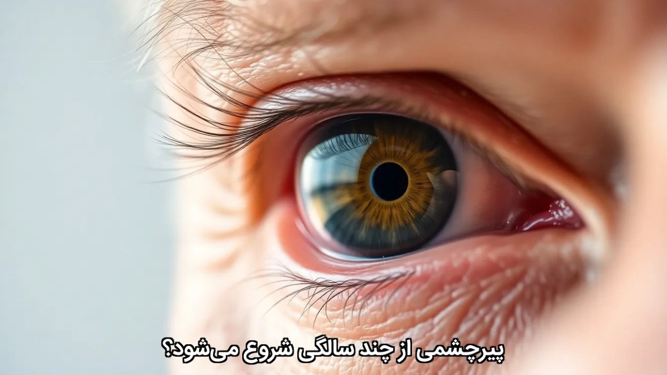 پیرچشمی از چند سالگی شروع می‌شود؟