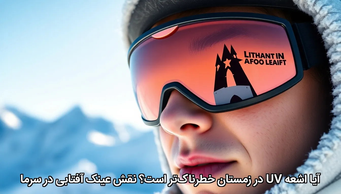 نقش عینک آفتابی در سرما