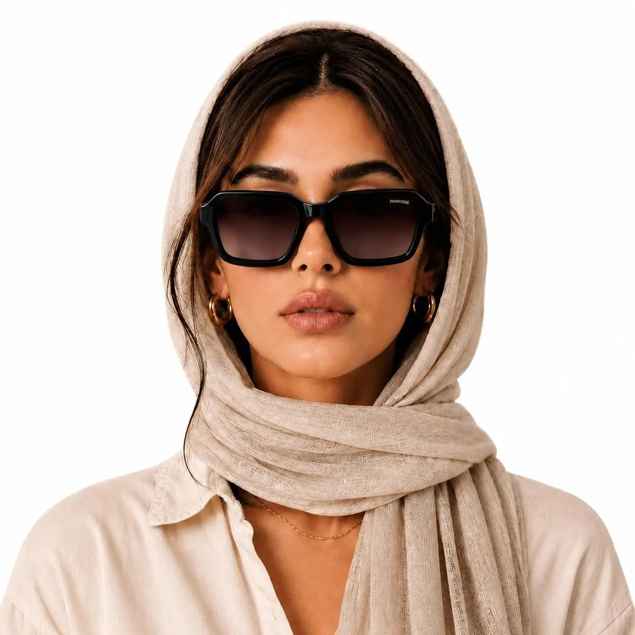 عینک آفتابی زنانه PORPOISE کد LK17036 - تصویر 8
