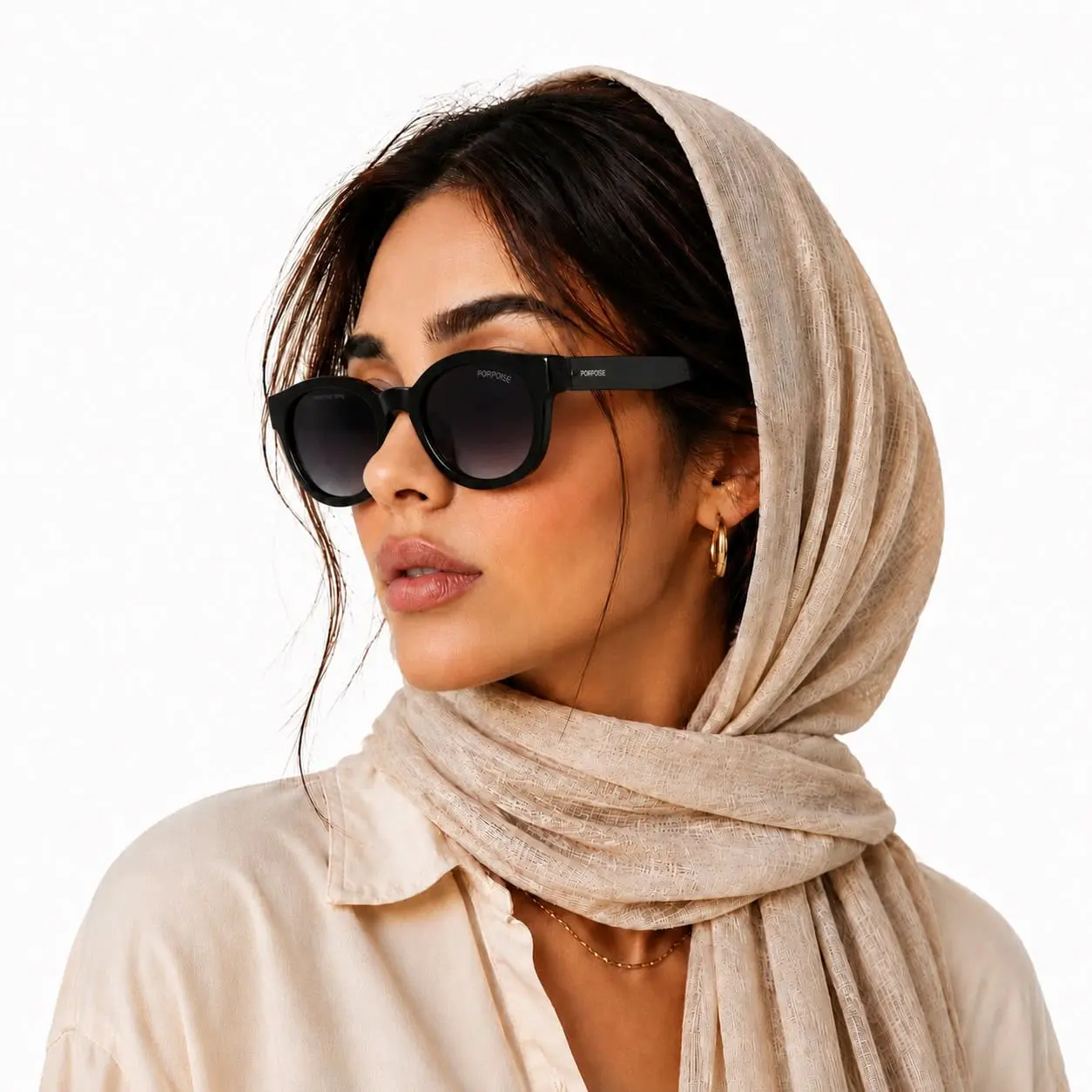عینک زنانه آفتابی Porpoise کد LK26033 - تصویر 4