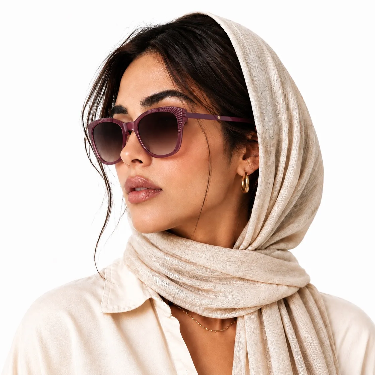 عینک آفتابی زنانه enni marco کد IS11-353 - تصویر 4